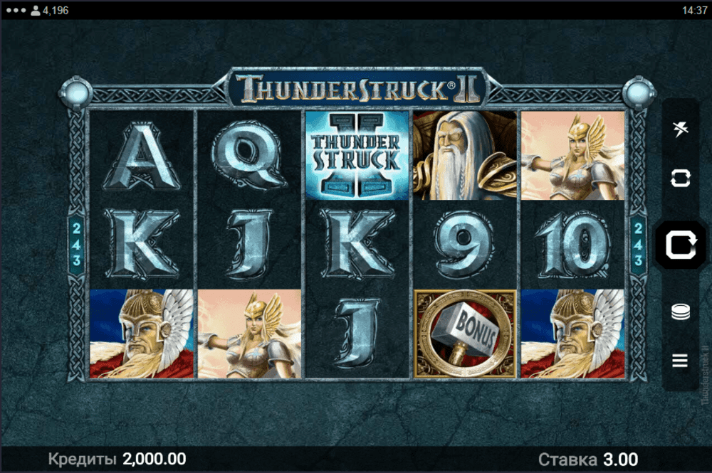Thunderstruck II: Играть Слот Бесплатно или на Деньги